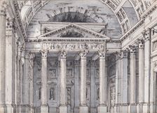 Stage design for the opera Belisario by Gaetano Donizetti, 1820s. Creator: Gonzaga, Pietro di Gottardo (1751-1831)