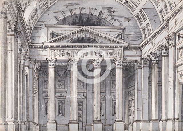 Stage design for the opera Belisario by Gaetano Donizetti, 1820s. Creator: Gonzaga, Pietro di Gottardo (1751-1831).