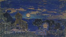 Stage design for the opera Kashchey the Deathless by N. Rimsky-Korsakov, 1902. Artist: Malyutin, Sergei Vasilyevich (1859-1937)