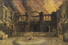 Stage design for the opera Nerone by Arrigo Boito, 1924. Creator: Pogliaghi, Lodovico (1857-1950)