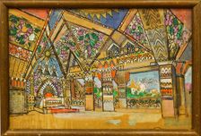 Stage design for the opera Snow Maiden by N. Rimsky-Korsakov