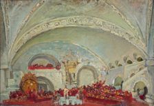 Stage design for the opera Sadko by N. Rimsky-Korsakov, 1935. Creator: Fyodor Fyodorovsky