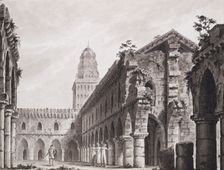 Stage design for the Opera seria "Le zingare dell'Asturia" by Carlo Evasio Soliva. Teatro alla Scala Creator: Sanquirico, Alessandro (1777-1849)