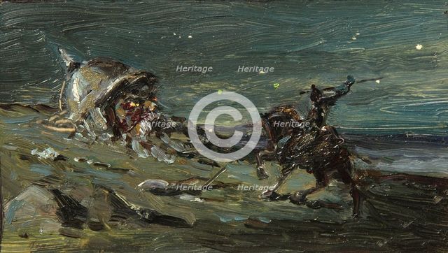 Stage design for the opera Ruslan and Lyudmila by M. Glinka. Artist: Korovin, Konstantin Alexeyevich (1861-1939)