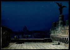 Stage design for the Opera Tosca by Giacomo Puccini. Creator: Bazzani, Luigi (1836-1927)