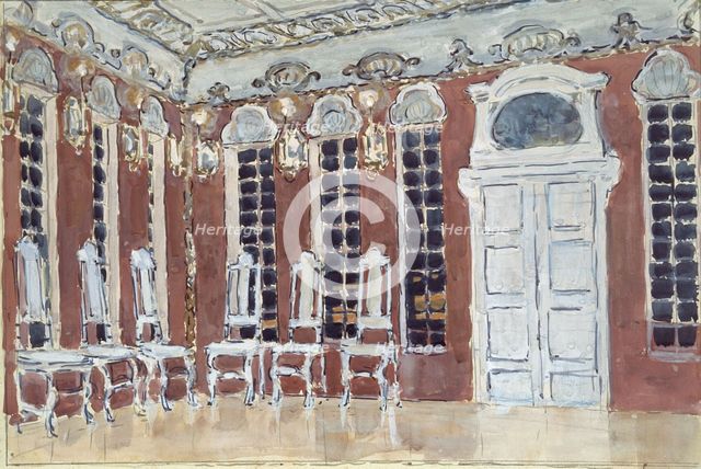 Stage design for the opera The Ice House by A. Koreshchenko, 1900. Artist: Golovin, Alexander Yakovlevich (1863-1930)