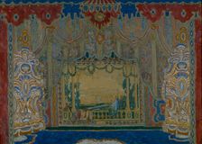 Stage design for the theatre play Don Juan by Moliére, 1910. Artist: Golovin, Alexander Yakovlevich (1863-1930)
