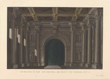 Stage design for the tragedy The Bride of Messina by Friedrich Schiller, 1824