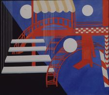Stage design Revue for the Edition Décors de Théatre, 1927. Artist: Exter, Alexandra Alexandrovna (1882-1949)