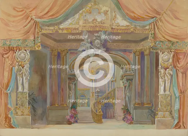 Stage Set, c. 1938. Creator: Gilbert Sackerman.