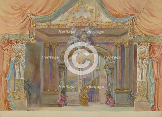 Stage Set, c. 1938. Creator: Gilbert Sackerman.