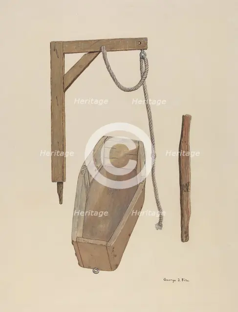 Stage Props for "Punch", c. 1937. Creator: George File.