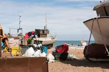 Stade Beach, Hastings, East Sussex, c2010s. Creator: Steven Baker