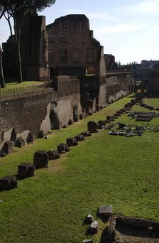 Stadium of Domitian, Imperial Palace, Palatine Hill, Rome, Italy, 51-96 AD (2009). Creator: LTL