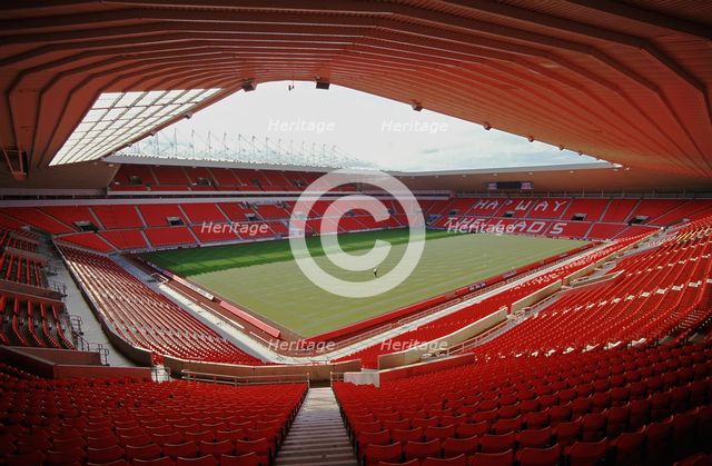 Stadium of Light, Millennium Way, Monkwearmouth, Sunderland, 2010. Creator: Simon Inglis.