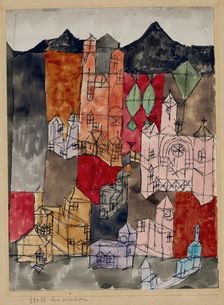 Stadt der Kirchen (City of Churches), 1918. Creator: Klee, Paul (1879-1940)
