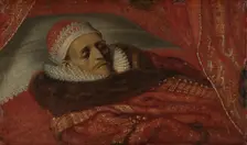 Stadtholder Prince Maurice Lying in State, c.1625. Creator: Adriaen van de Venne