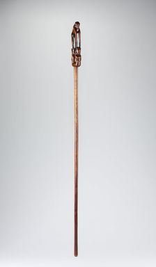 Staff, 1800s-1900s. Creator: The Baboon Master (African)