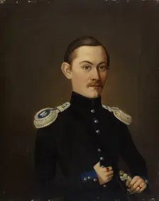Staff Captain Danielsson, 1844. Creator: Wilhelm von Wright