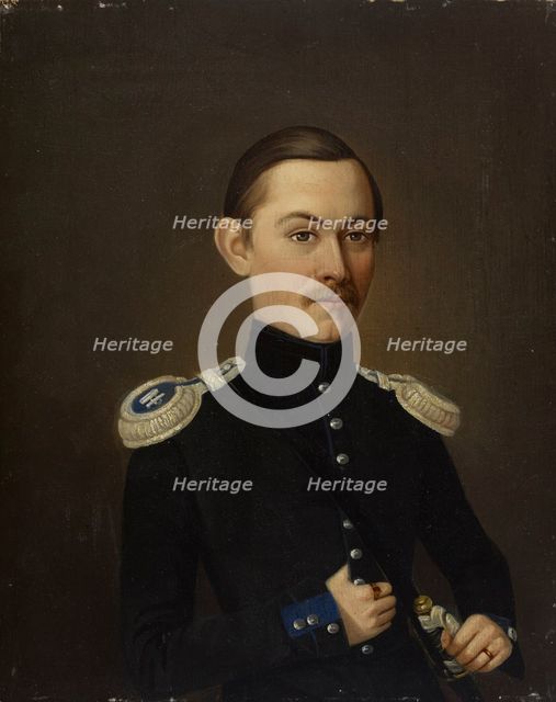 Staff Captain Danielsson, 1844. Creator: Wilhelm von Wright.