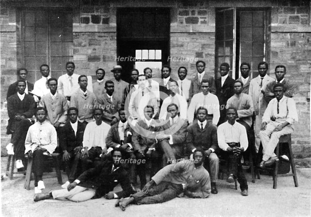 'Staff of a West African Government Printing Department', 1909. Creator: Unknown.