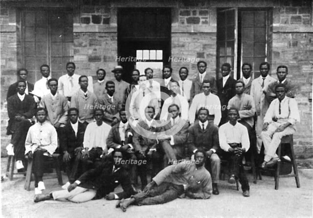 'Staff of a West African Government Printing Department', 1909. Creator: Unknown.