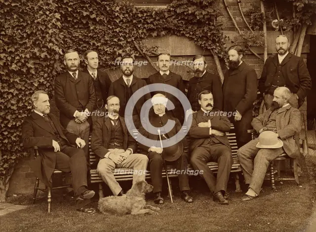 Staff of General Infirmary and Eye Institution, Gloucester, 1893. Creator: Unknown.