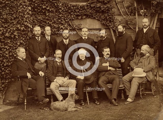 Staff of General Infirmary and Eye Institution, Gloucester, 1893. Creator: Unknown.
