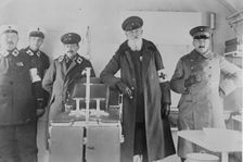 Staff of Kaiserin's Hospital train, Dr. Israels, between c1914 and c1915. Creator: Bain News Service