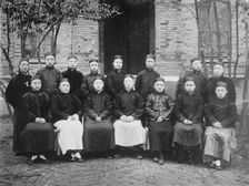 Staff of Univ. of Nanking Magazine, Nanking, China, between c1910 and c1915. Creator: Bain News Service