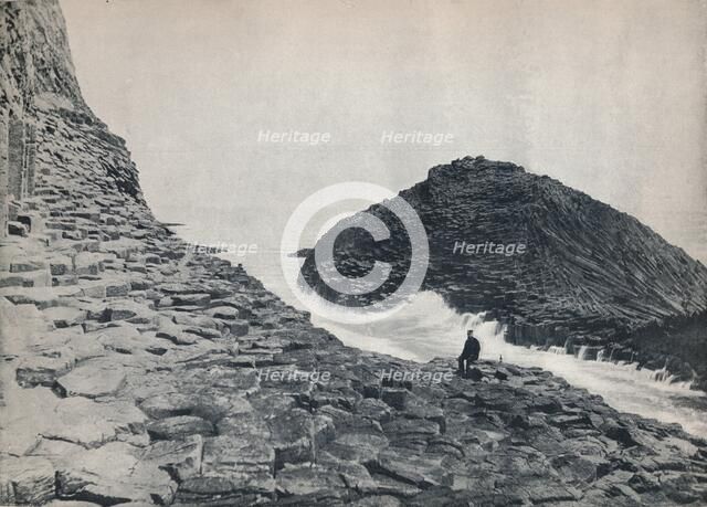 'Staffa - The Herdsman, 1895. Artist: Unknown.