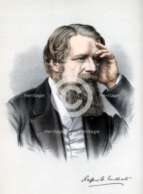 Stafford Northcote, 1st Earl of Iddesleigh, British statesman, c1890.Artist: Cassell, Petter & Galpin