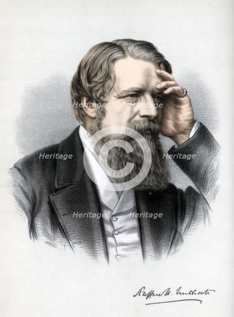 Stafford Northcote, 1st Earl of Iddesleigh, British statesman, c1890.Artist: Cassell, Petter & Galpin