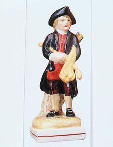 Staffordshire golfing figure, c1900