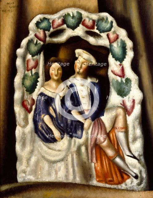 Staffordshire Group, 1921. Artist: Mark Gertler.