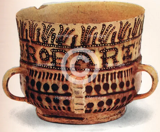 Staffordshire Slip Ware, 1909, (1914). Artist: Unknown