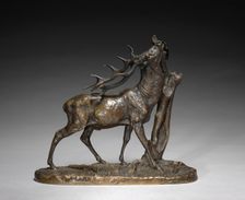 Stag, c. 1825 - 1879. Creator: Pierre Jules Mène (French, 1810-1879)