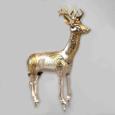 Stag (From Khashaat, Arkhangai Province, Mongolia), ca 700. Artist: Khazar culture