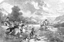 Stag-hunting in the Reign of George II. - from a painting by Frederick Tayler, 1854. Creator: Unknown
