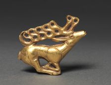 Stag Plaque, 400-300 BC. Creator: Unknown