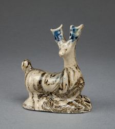 Stag, Staffordshire, c. 1750. Creator: Staffordshire Potteries