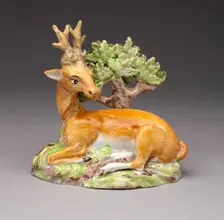 Stag, Staffordshire, c. 1820. Creator: Staffordshire Potteries