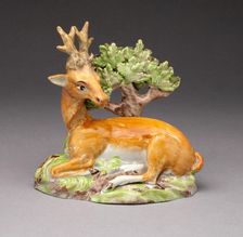 Stag, Staffordshire, c. 1820. Creator: Staffordshire Potteries