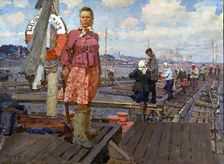 Stakhanovite watch, 1950. Creator: Kotov, Pyotr Ivanovich (1889-1953)