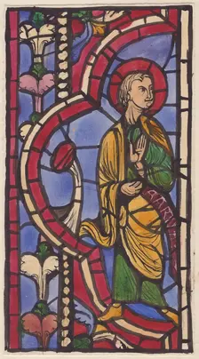 Stained glass window, 1951. Creator: Shirley Markham