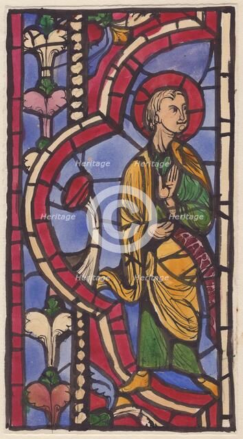 Stained glass window, 1951. Creator: Shirley Markham.