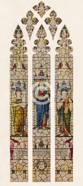 Stained glass window. Creator: Unknown.