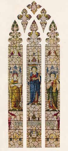 Stained glass window. Creator: Unknown