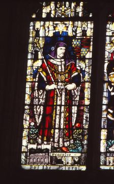 Stained glass window King Henry IV of England (1367-1413), Canterbury Cathedral, 20th century. Artist: CM Dixon