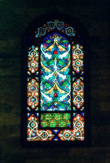 Stained Glass Window, Suleymaniye Mosque, 1557